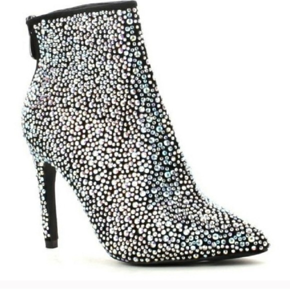 🎉 5 Stars Rhinestone Bling Booties - Picture 2 of 5